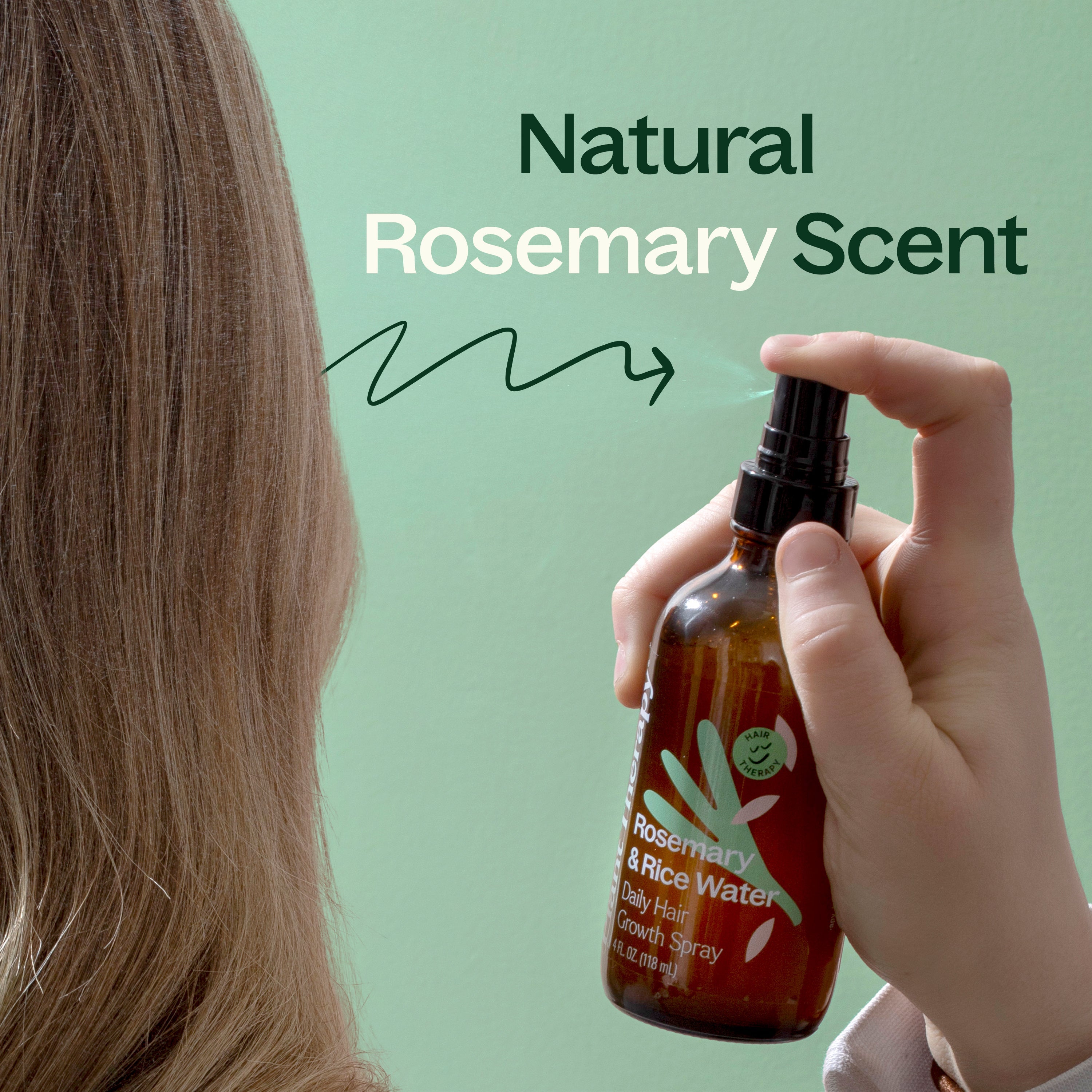 Rosemary & Rice Water Daily Hair Growth Spray - Paz Lifestyle 