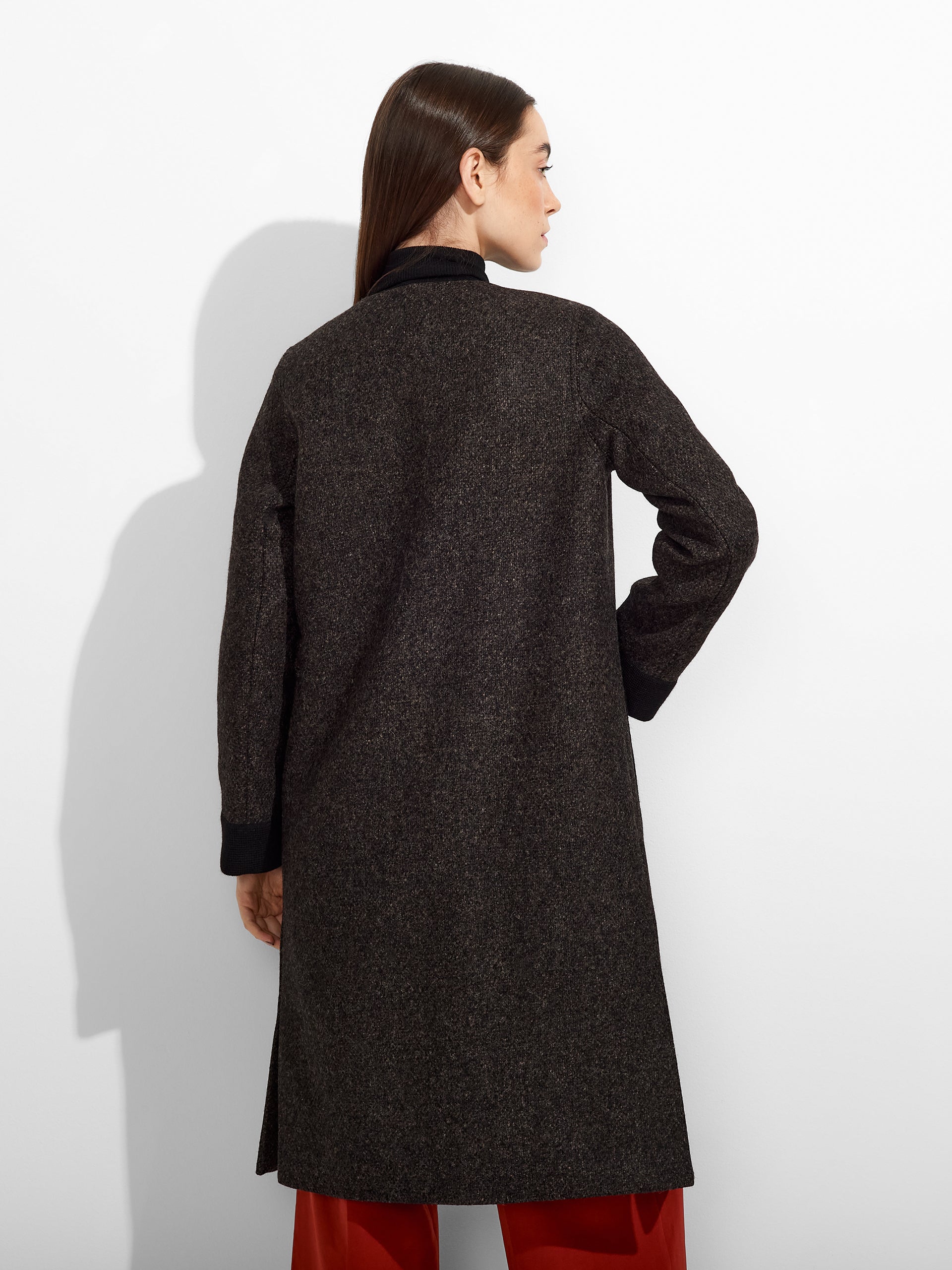 Zeyad Coat Lana And Baby Alpaca Color Brown