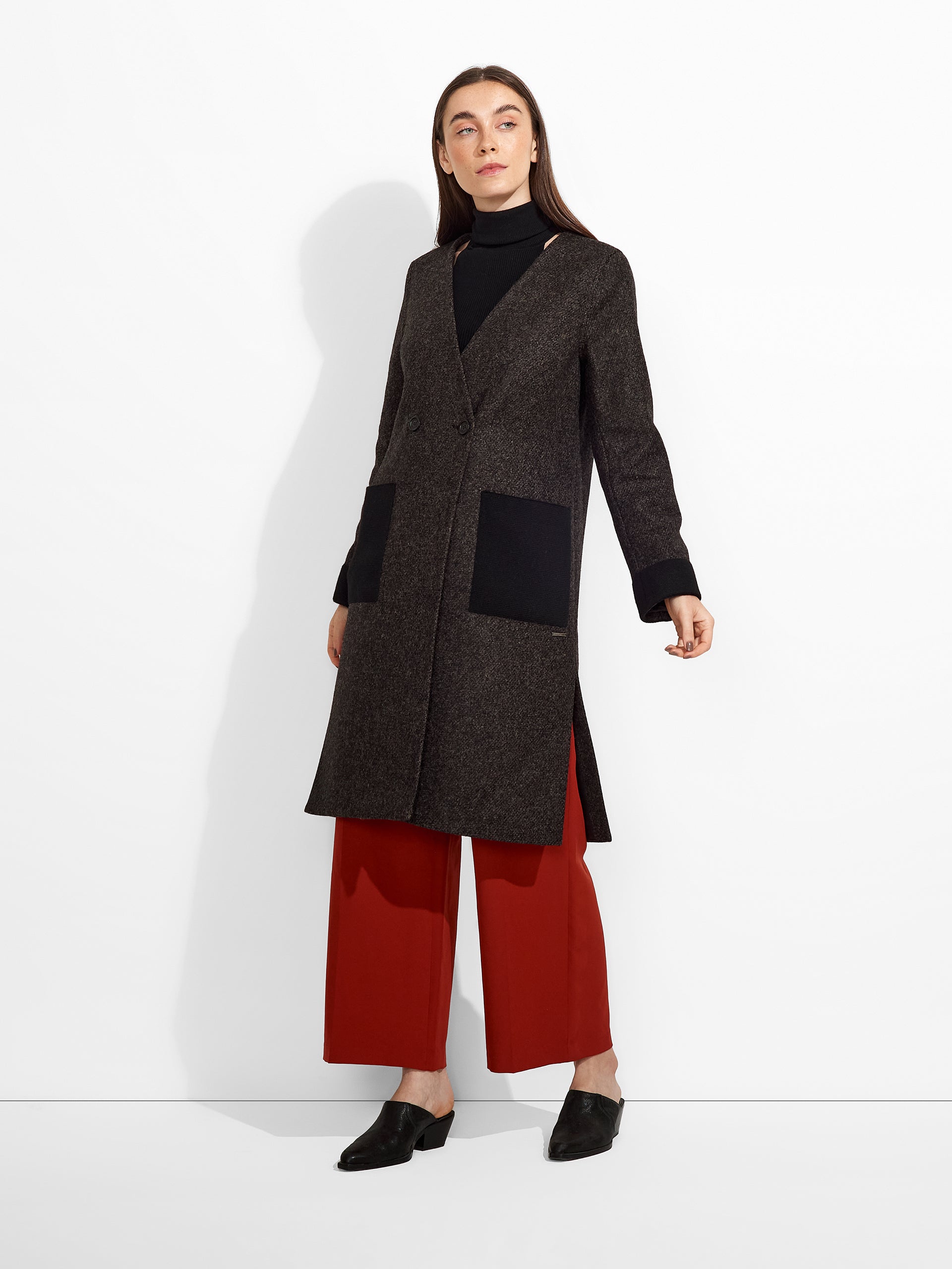 Zeyad Coat Lana And Baby Alpaca Color Brown