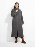 Zurich Coat Suri Alpaca Color Grey - Paz Lifestyle 