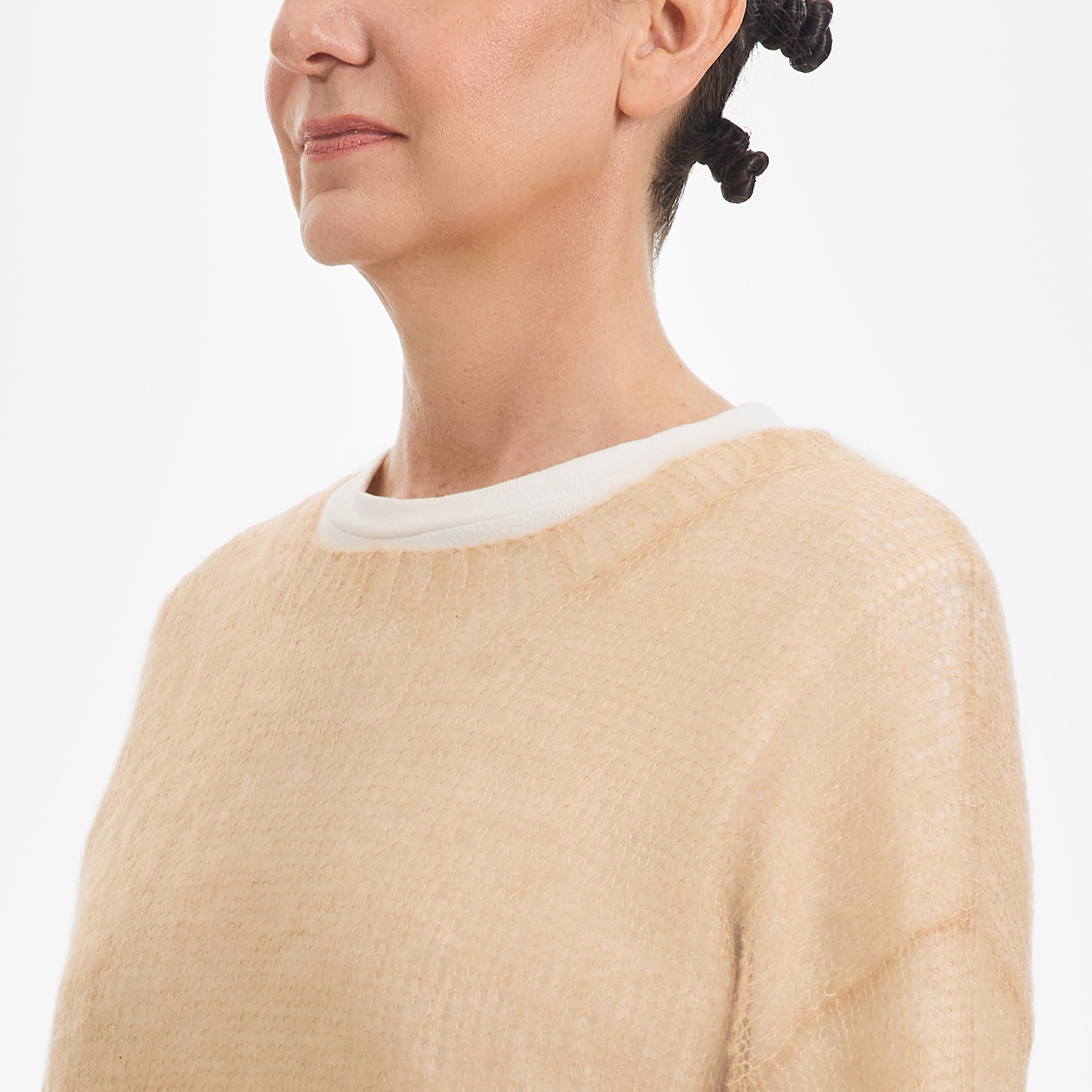 Tan Mohair Pullover - Paz Lifestyle 
