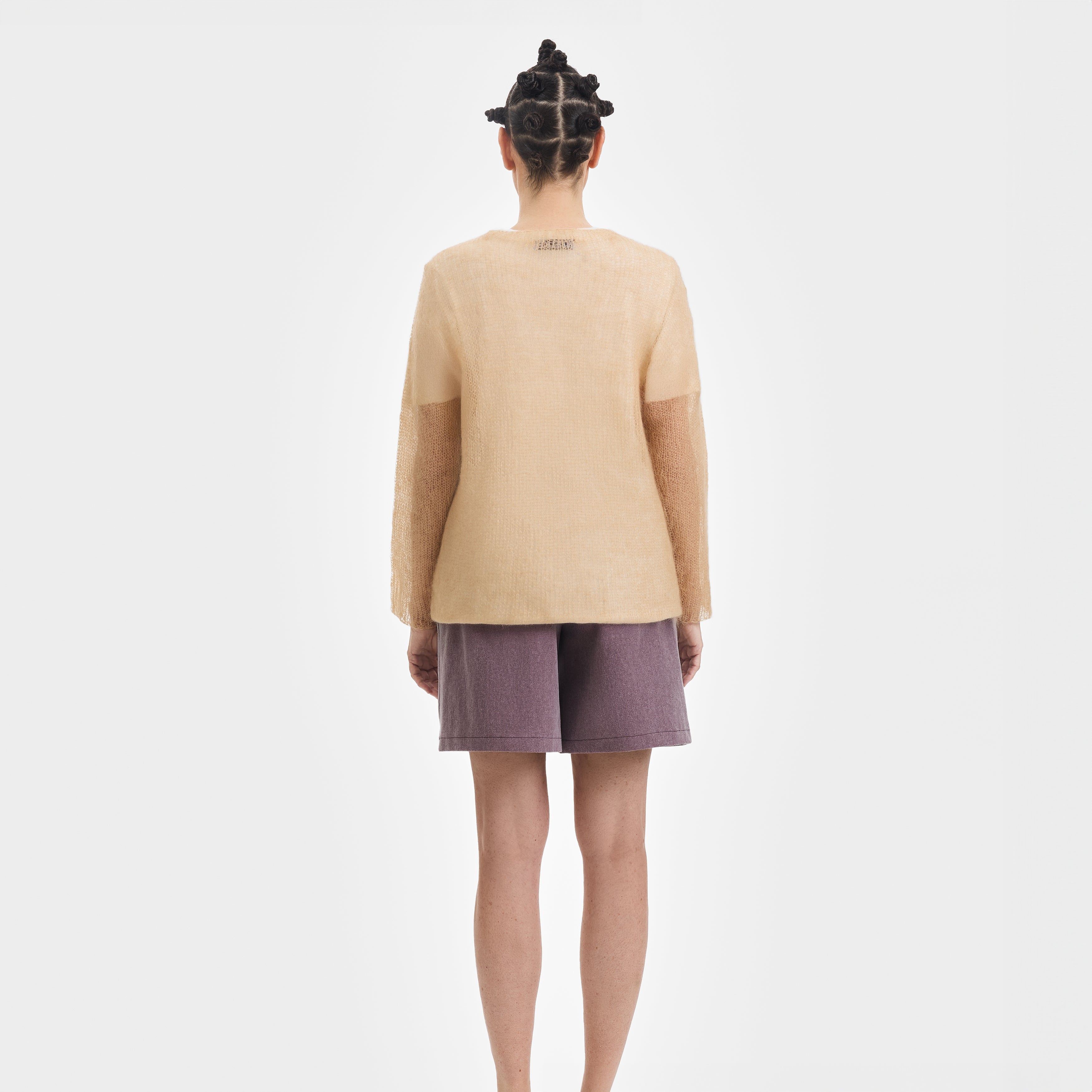 Tan Mohair Pullover - Paz Lifestyle 