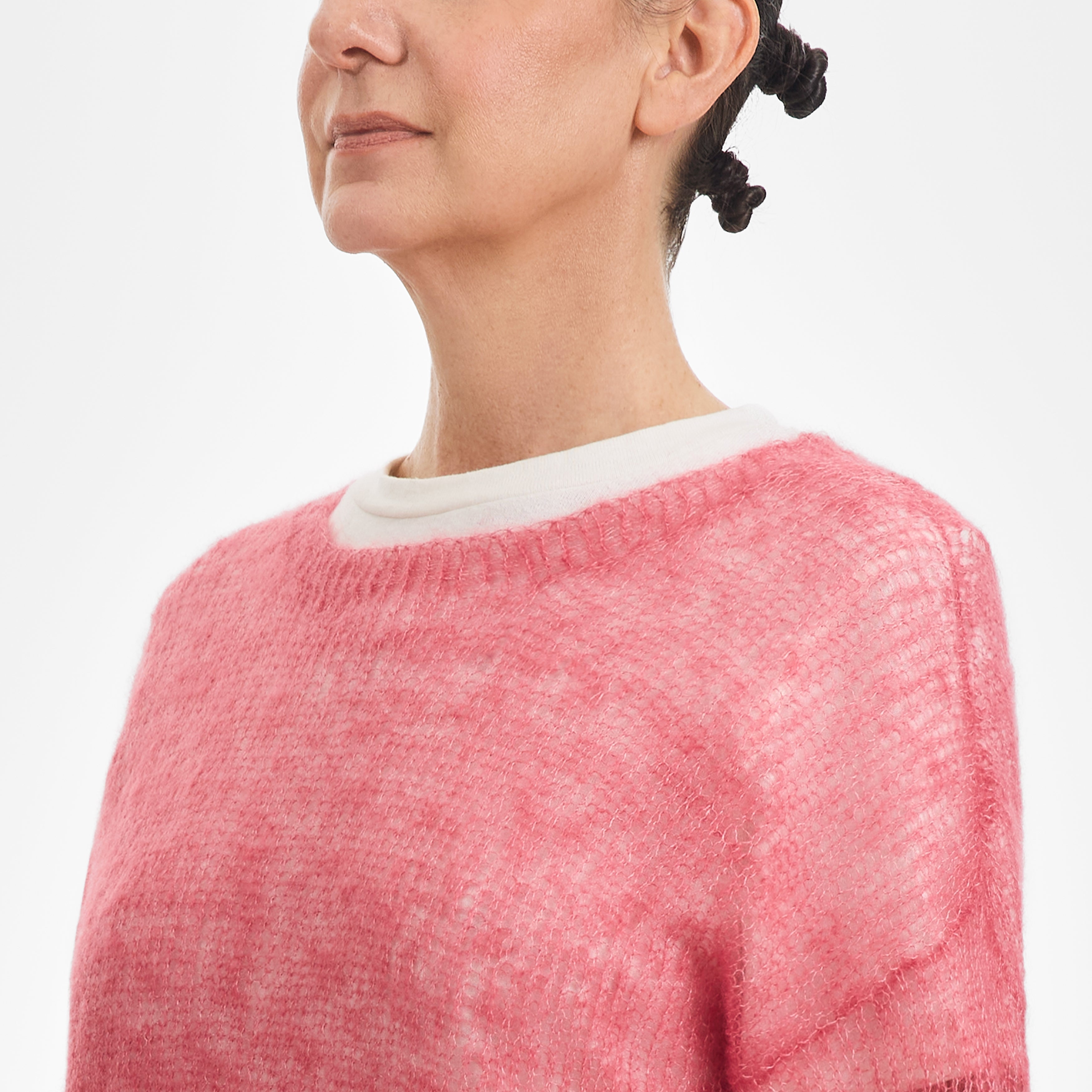 Pink Mohair Pullover - Paz Lifestyle 