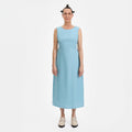 Linen Midi Dress - Paz Lifestyle 