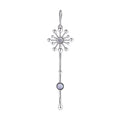 Light Wand Pendant in Sterling Silver and Mother-of-Pearl - Paz Lifestyle 
