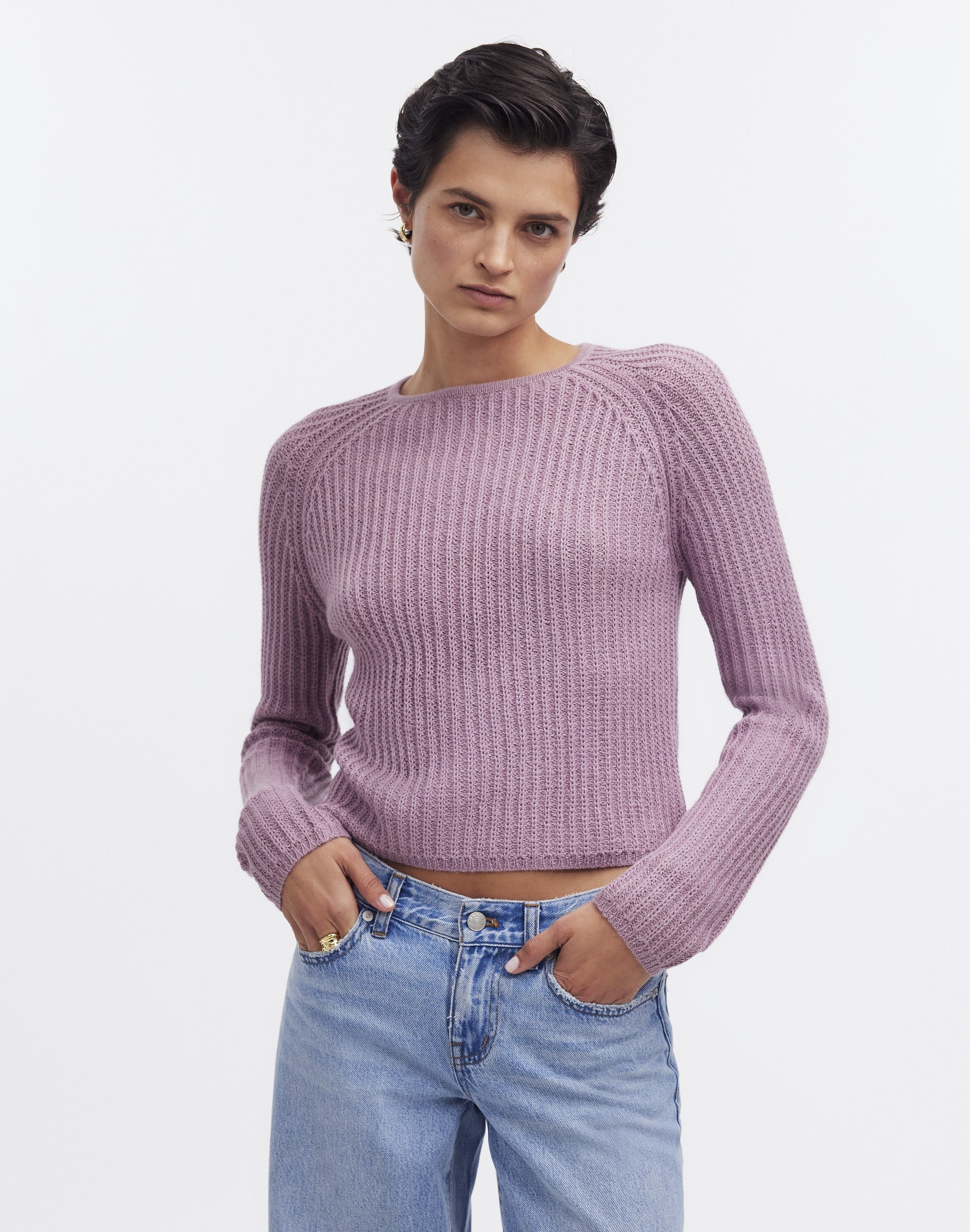 Sawika Crop Alpaca Sweater - Paz Lifestyle 