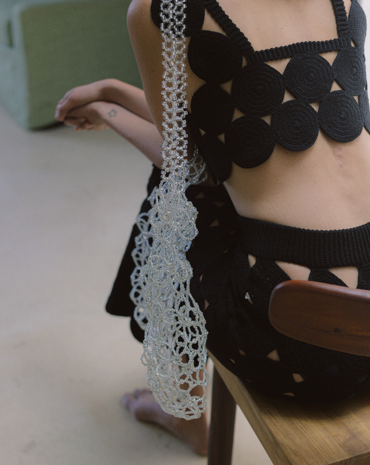 Beaded Flower Bag - Paz Lifestyle 