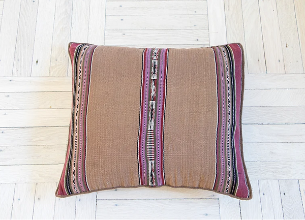 Brown Livichuco - Lampaya Paqu Pillow - PAZLIFESTYLE