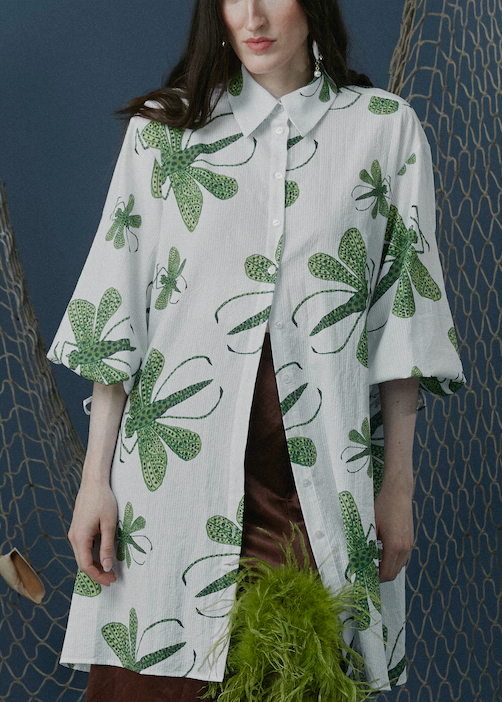 The Dragonfly Shirt Dress