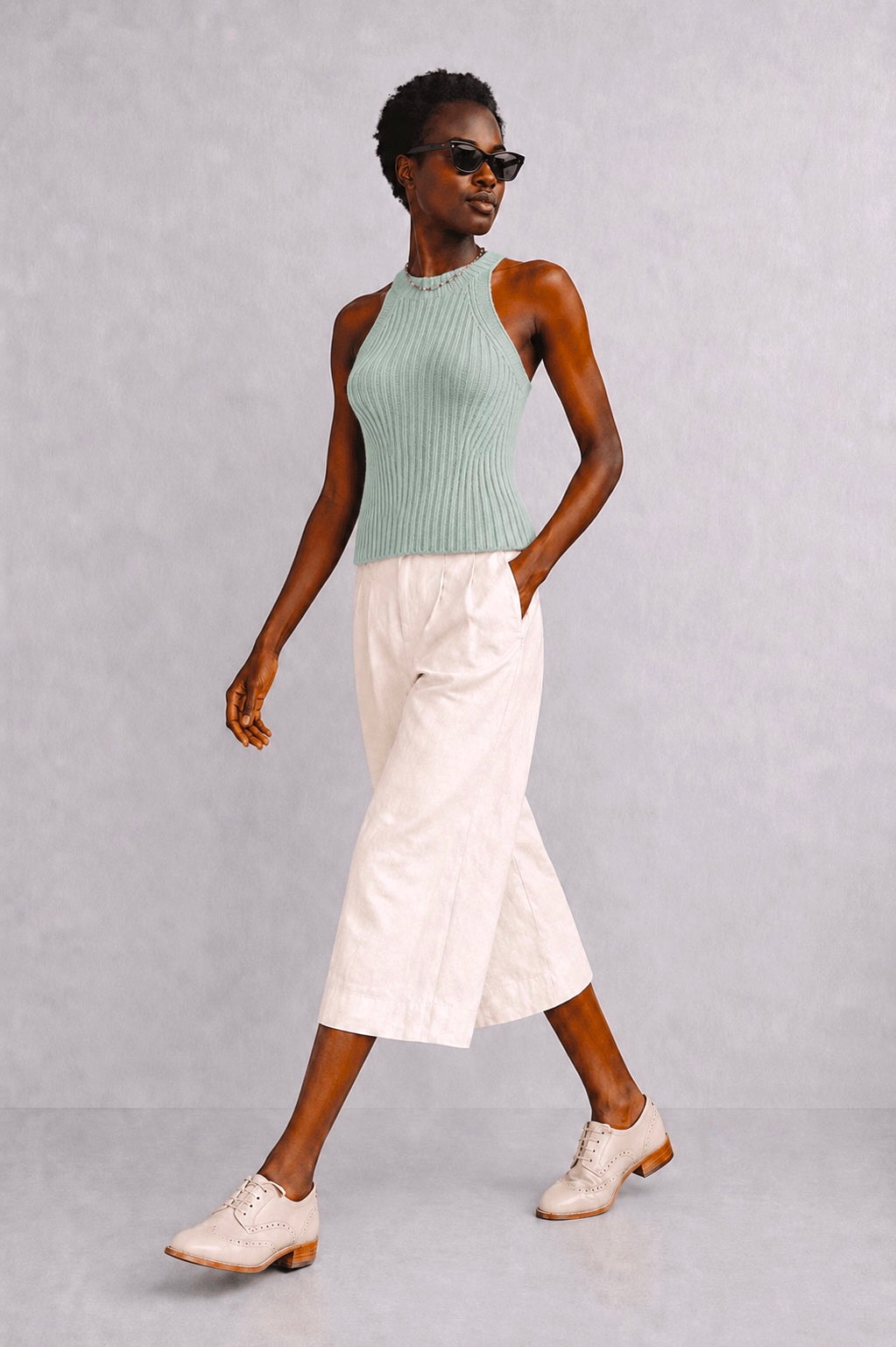 ShirShir, rib halter top