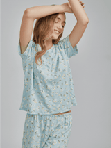 Emilia Margaritas Organic Pajama Set - Paz Lifestyle 