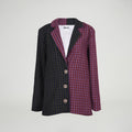 Plaid Split Jacket - Paz Lifestyle 