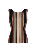 Sleeveless Striped Top