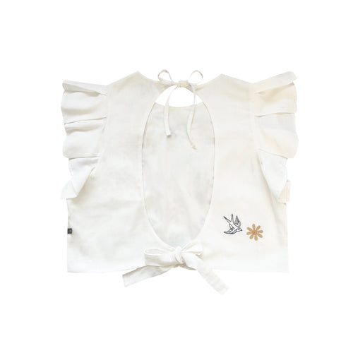 AGUSTINA - SWALLOWS CROP SHIRT - NOQA KASHANI COLLECTION - Paz Lifestyle 