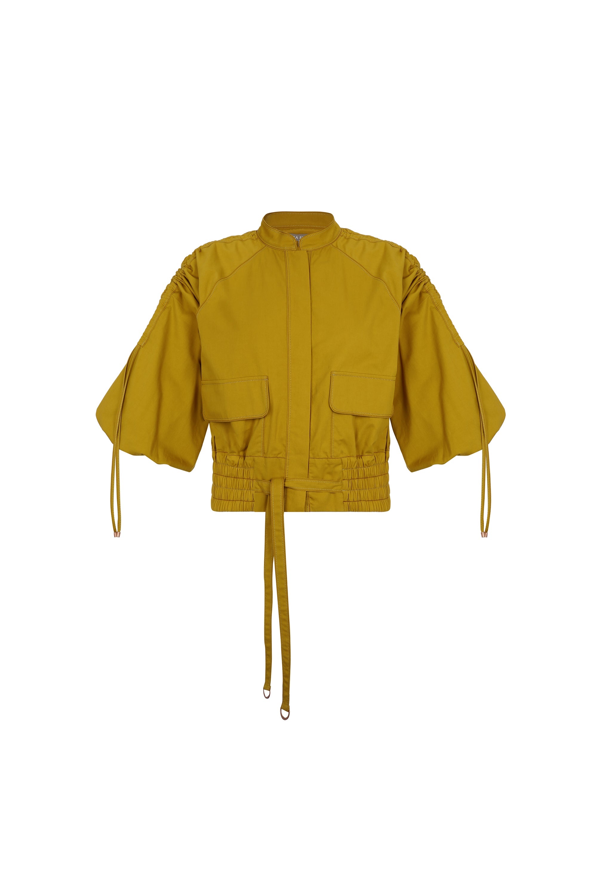 Zoe Adjustable Cotton Jacket | Golden Leaf - Paz Lifestyle 