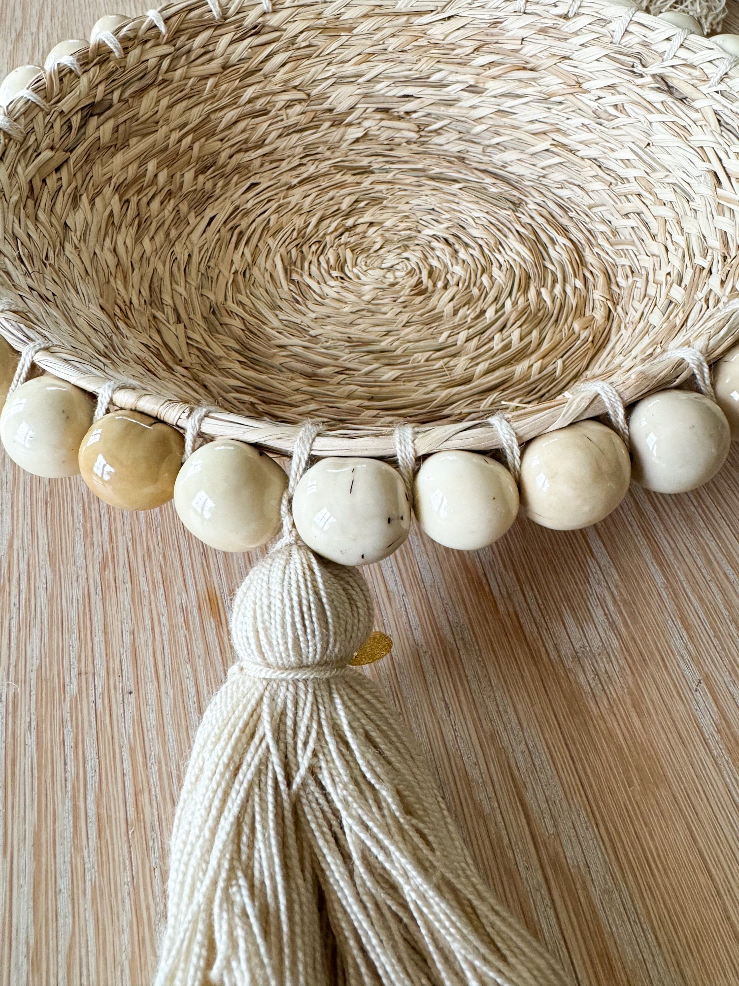Teiruma - Fruit  Basket with Tawa Seeds Bone