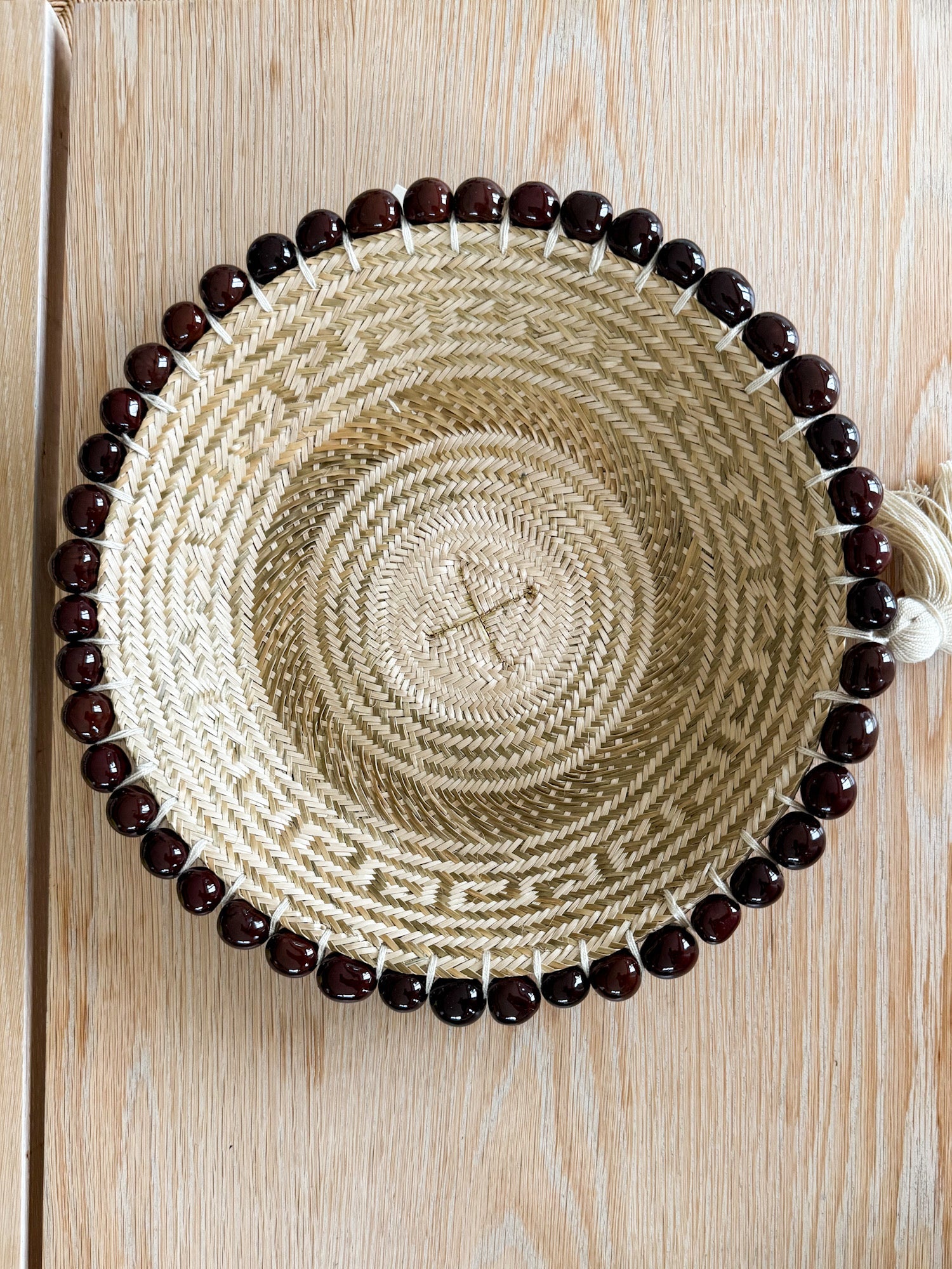Teiruma - Fruit  Basket with Tawa Seeds Brown