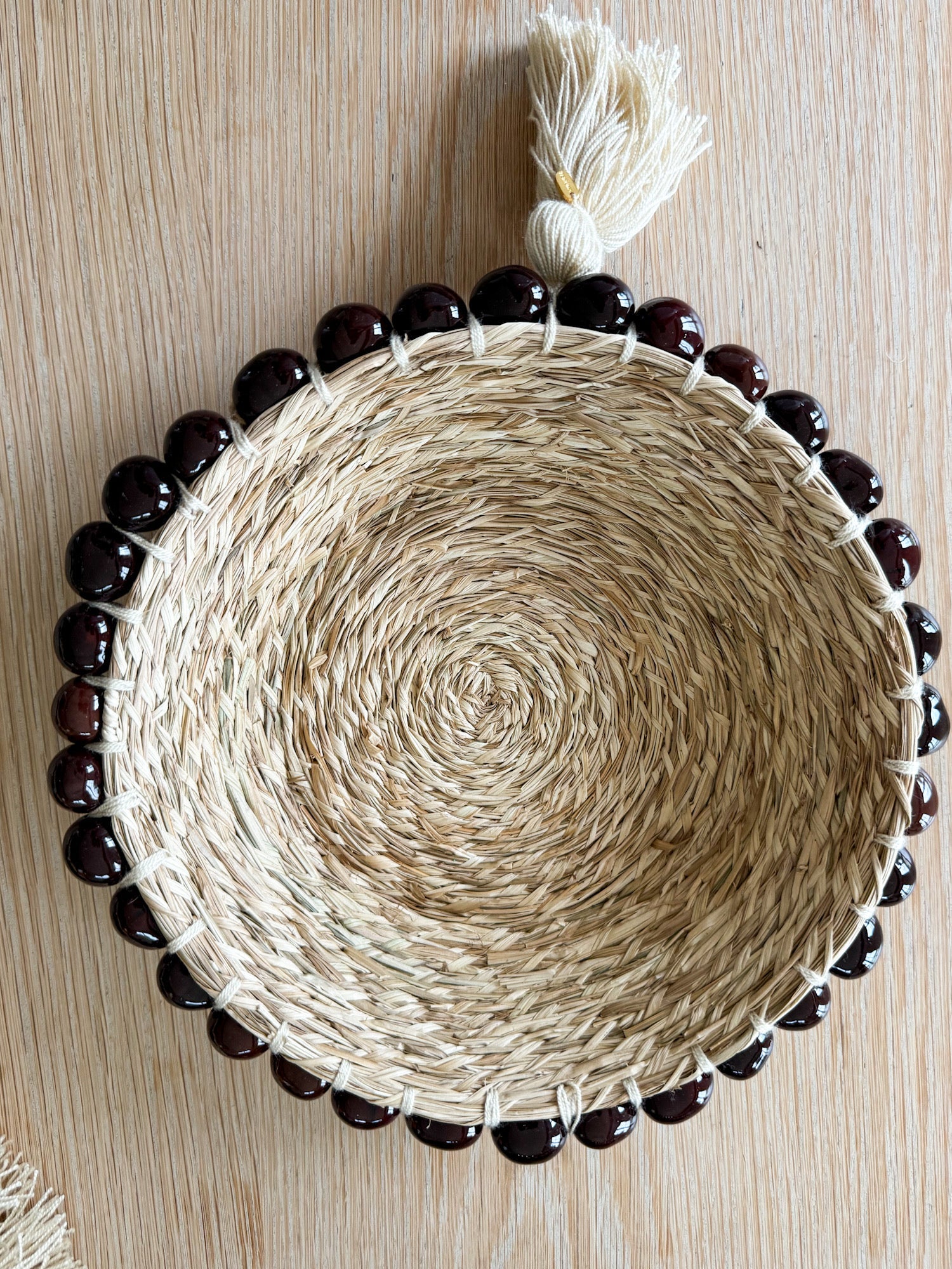 Teiruma - Fruit  Basket with Tawa Seeds Brown