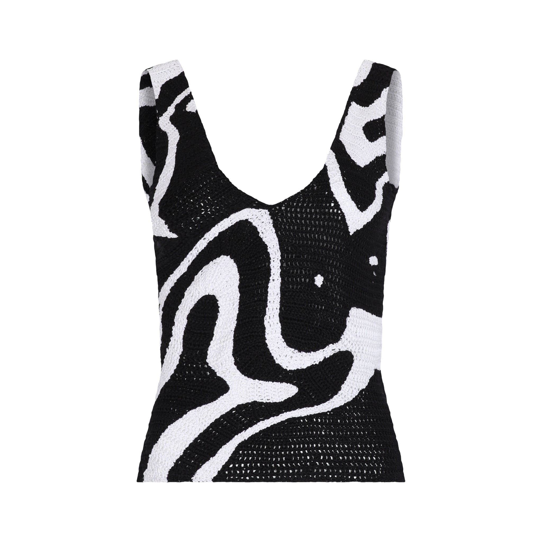 Chida Tank Top B/W - Paz Lifestyle 