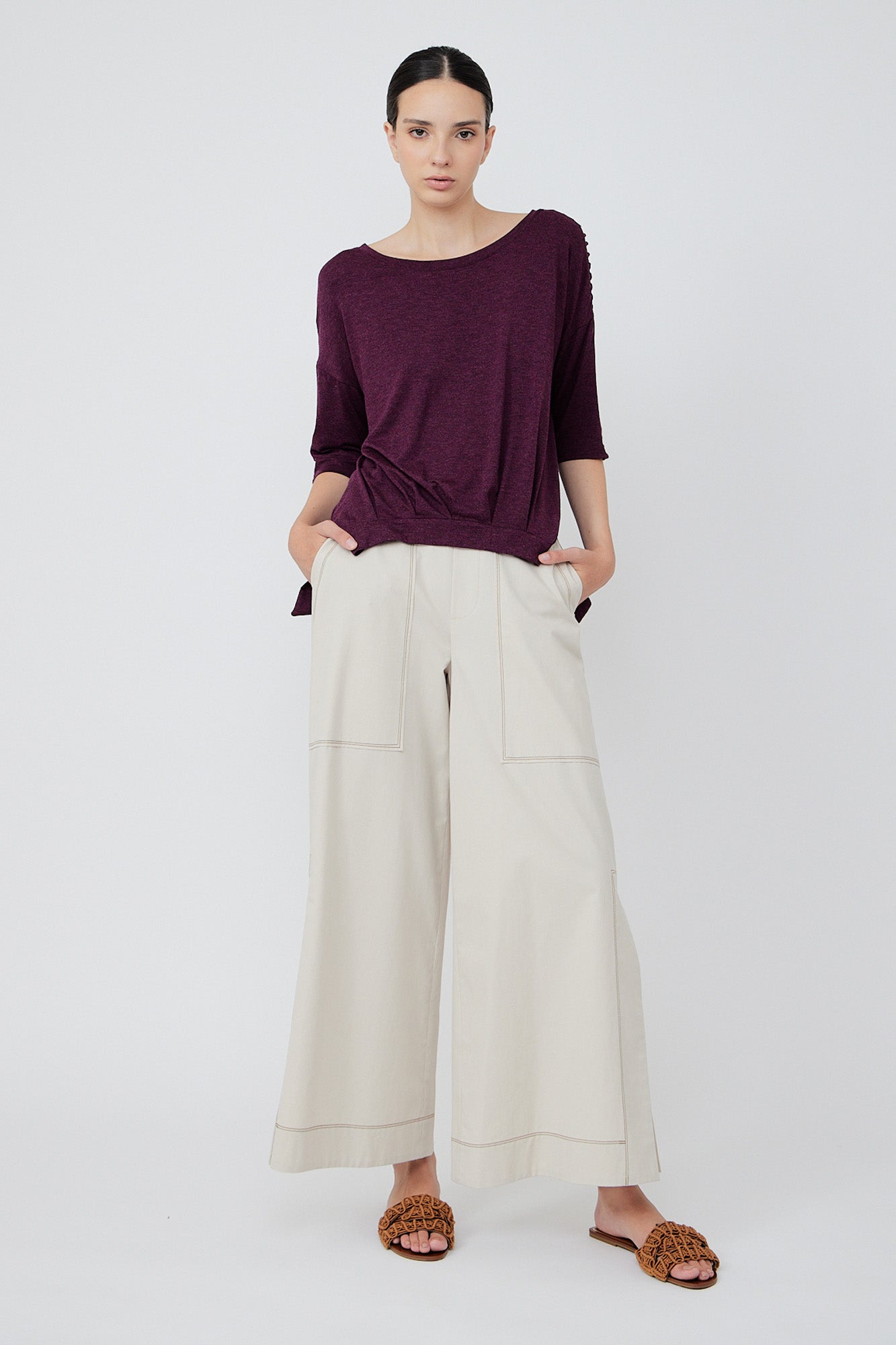 Vada Top | Cherry - Paz Lifestyle 