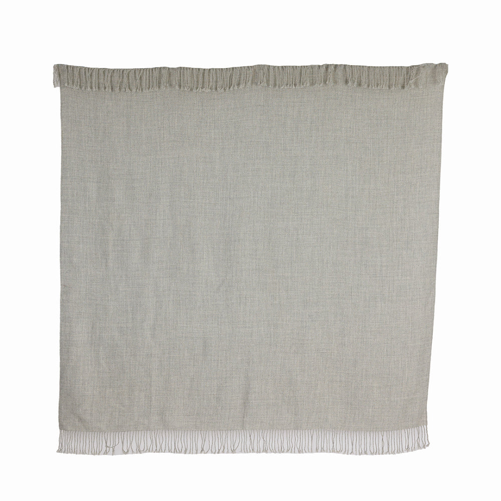 Wasi Collection - Handloomed 100% Undyed Alpaca Graphite Baby Alpaca Throw Blanket From Peru
