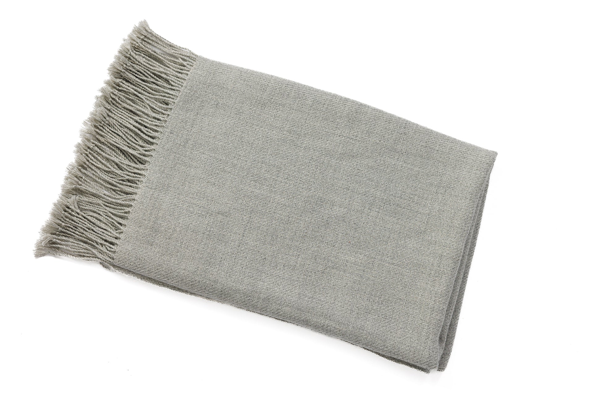 Wasi Collection - Handloomed 100% Undyed Alpaca Graphite Baby Alpaca Throw Blanket From Peru