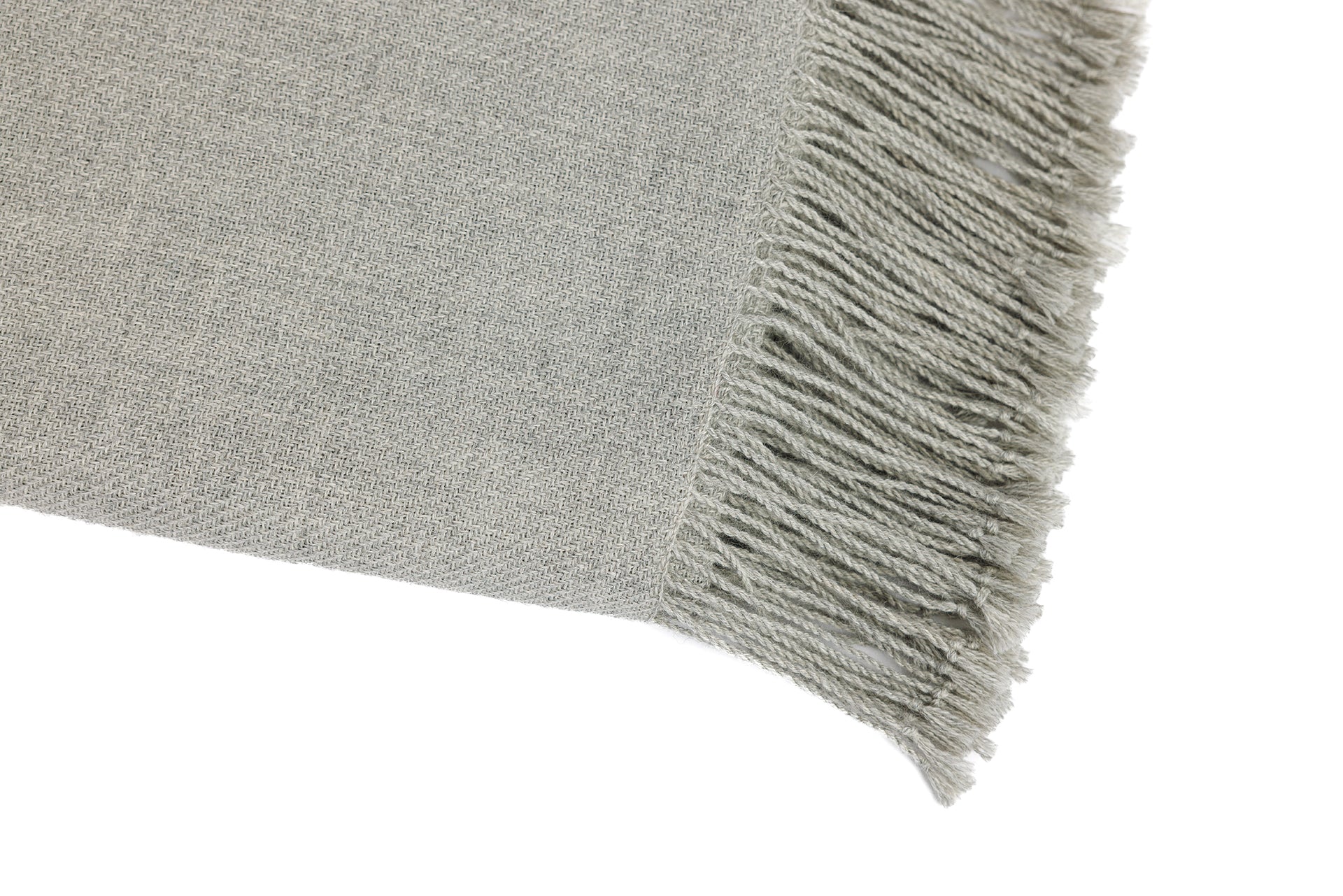 Wasi Collection - Handloomed 100% Undyed Alpaca Graphite Baby Alpaca Throw Blanket From Peru