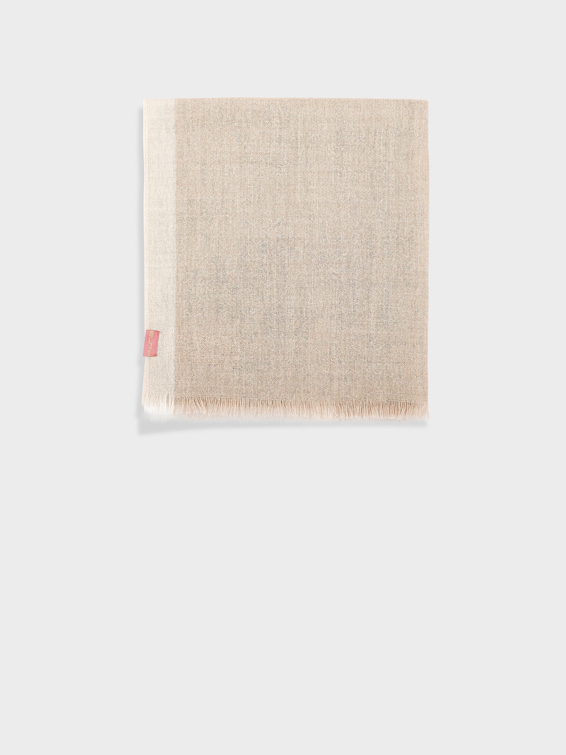 Rum Shawl Baby Alpaca Color Beige