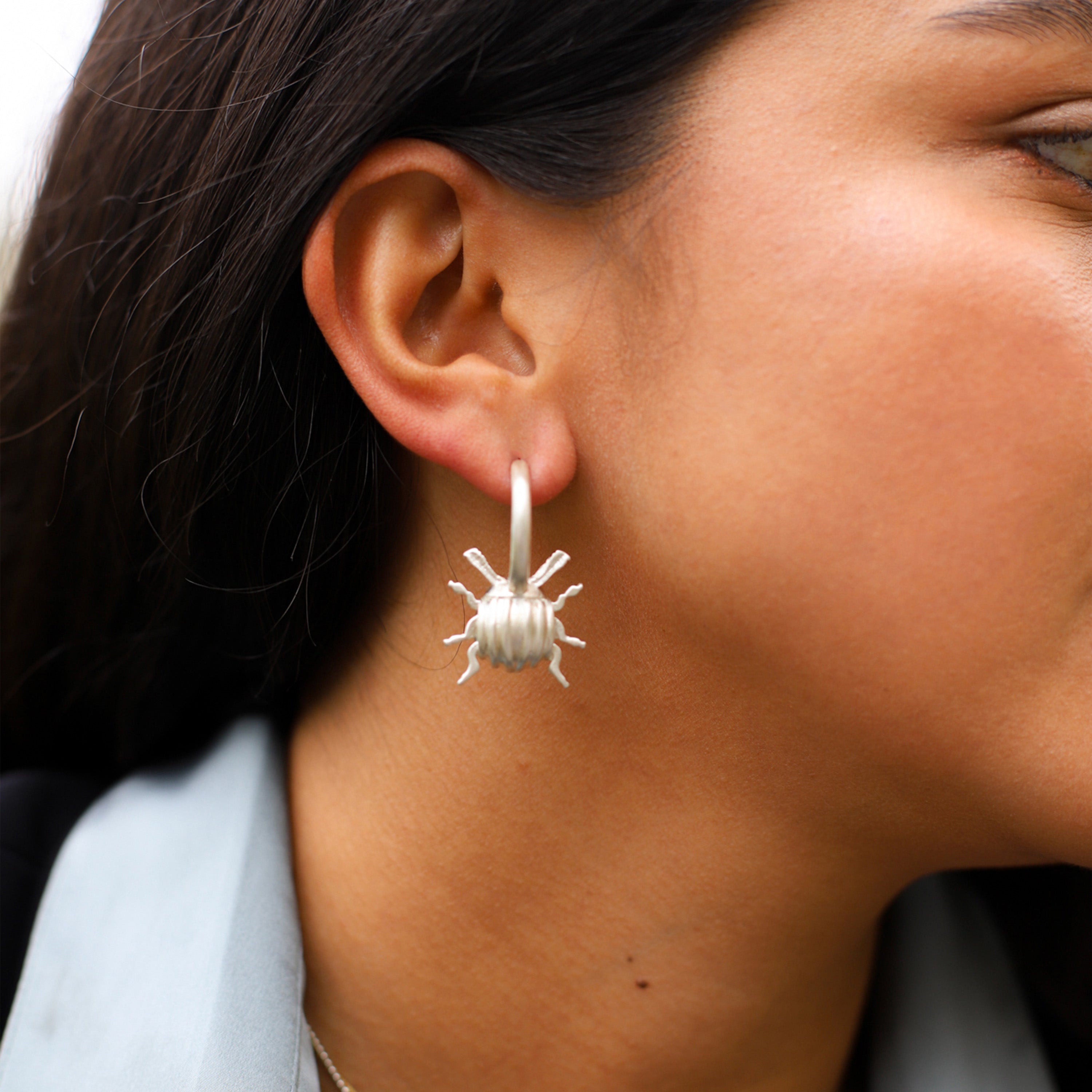 XL Beetle Hoops - Paz Lifestyle 