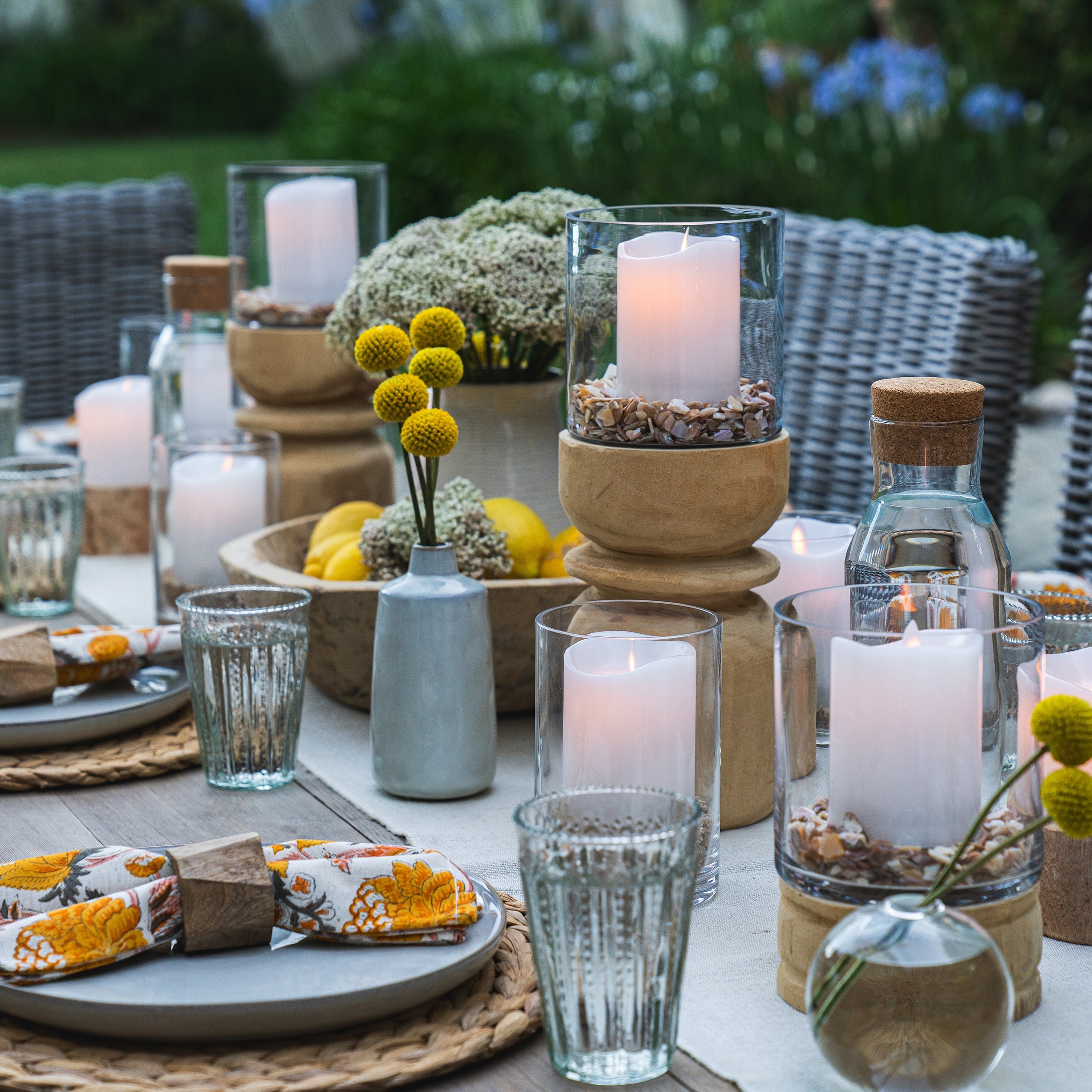 Led Flameless Candles with remote Set of 3 - Paz Lifestyle 