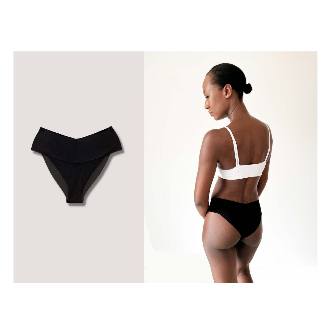 High-Waisted Cheeky - Hibiscus - Paz Lifestyle 