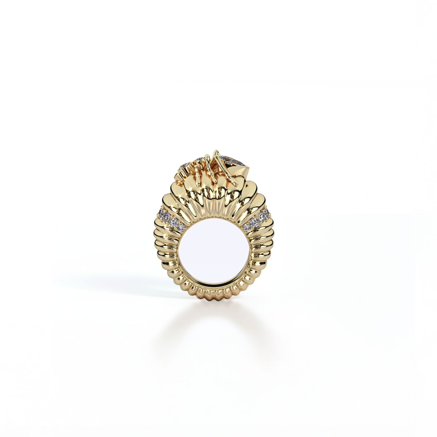 Kokoro Cocktail Ring 18k Yellow Gold