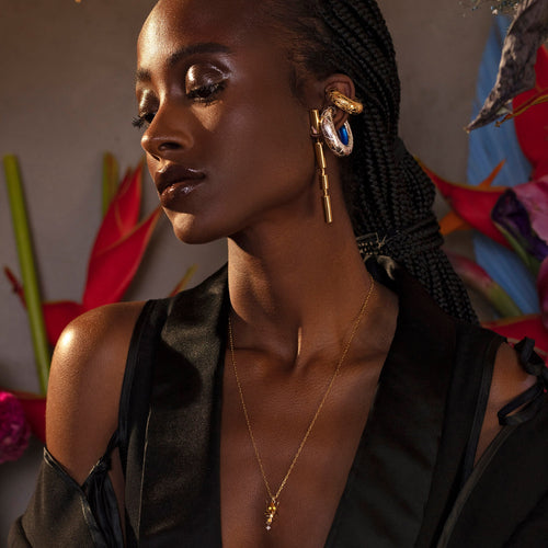 Beatrice Small Earcuff, Gold Vermeil