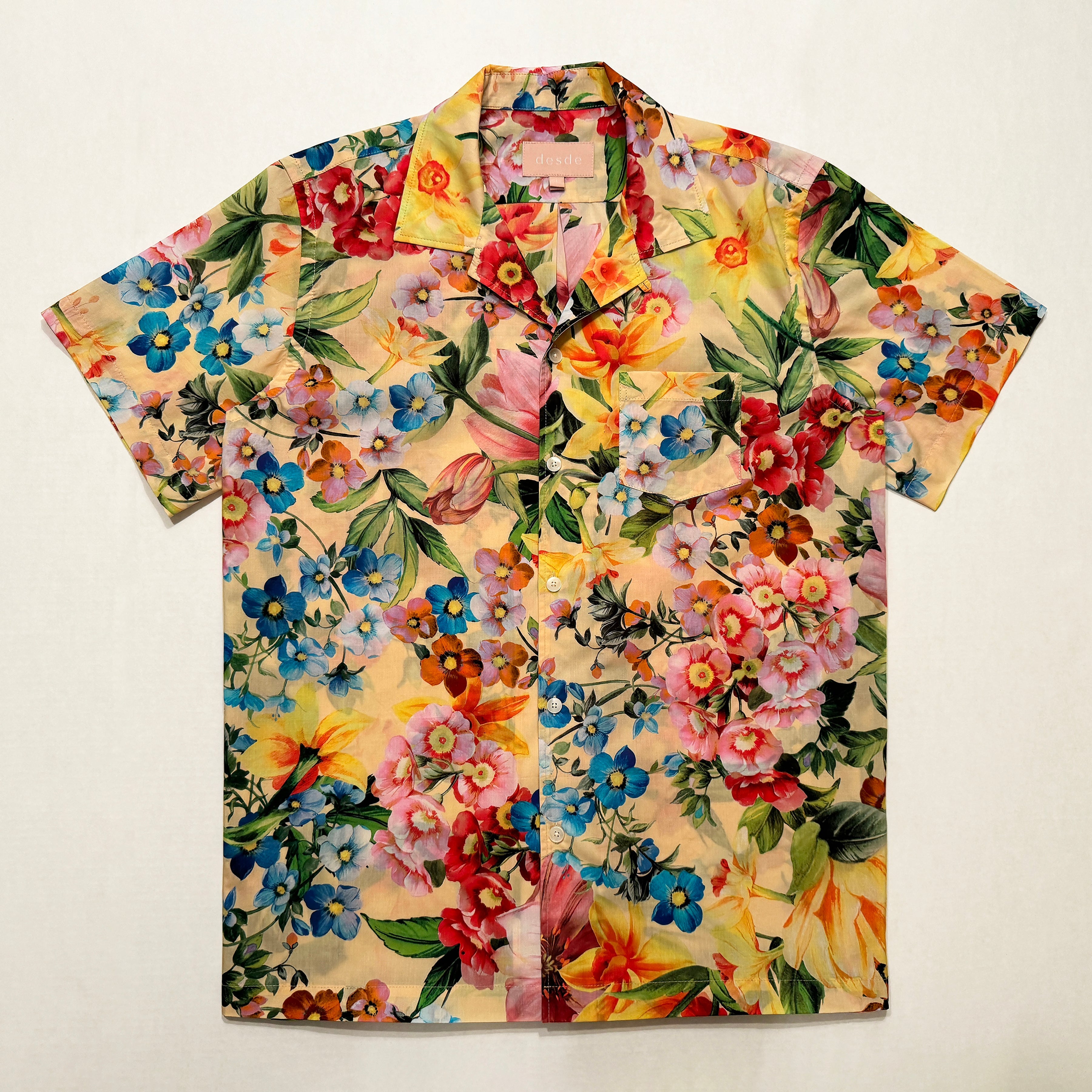 Camp Shirt: Tropical Floral - Paz Lifestyle 