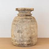 Antique Wooden Vase - Paz Lifestyle 