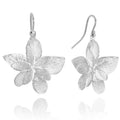 Petals Atop Petals Sterling Silver Dangle Earrings - Paz Lifestyle 