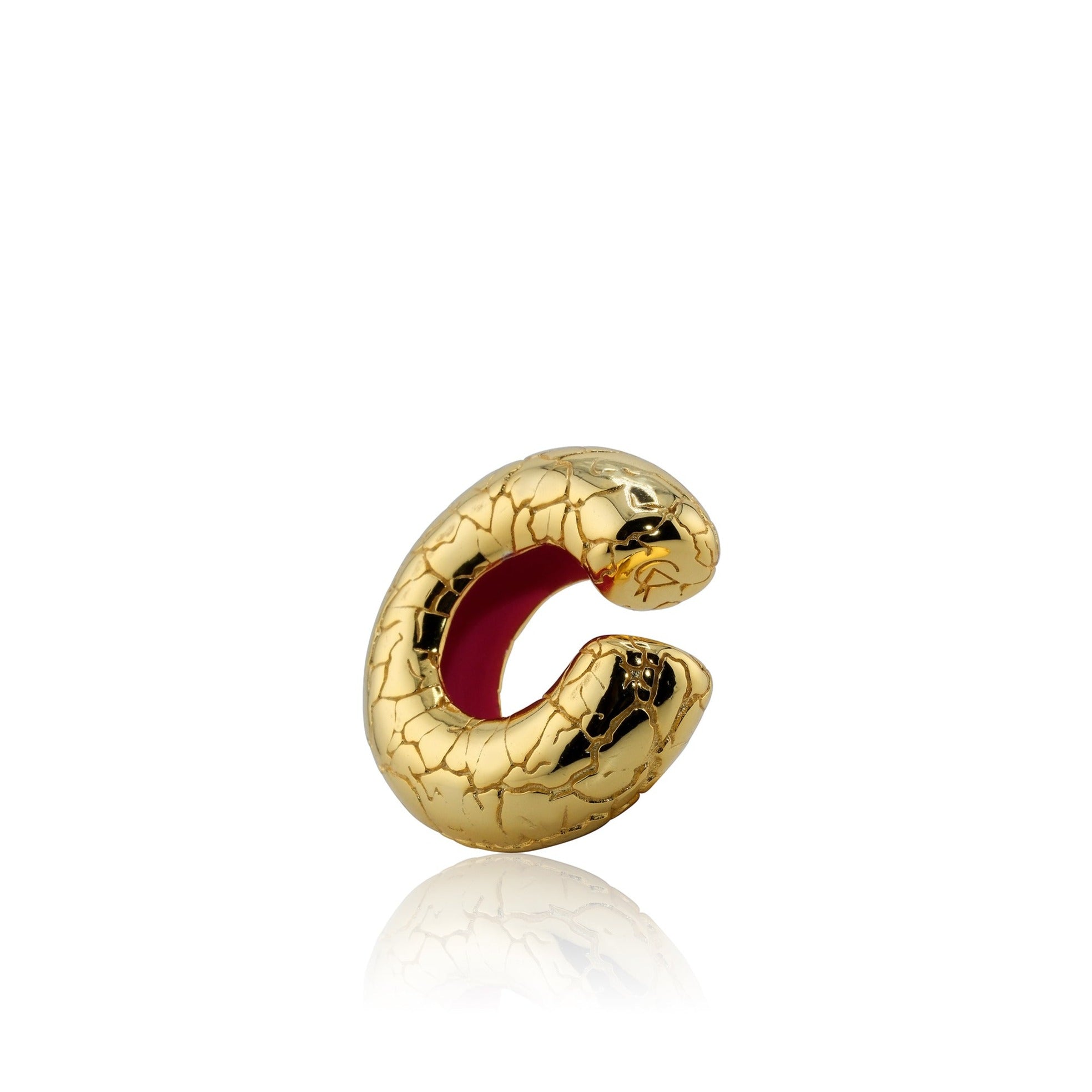 Beatrice Mini Ear Cuff Yellow Gold - Paz Lifestyle 