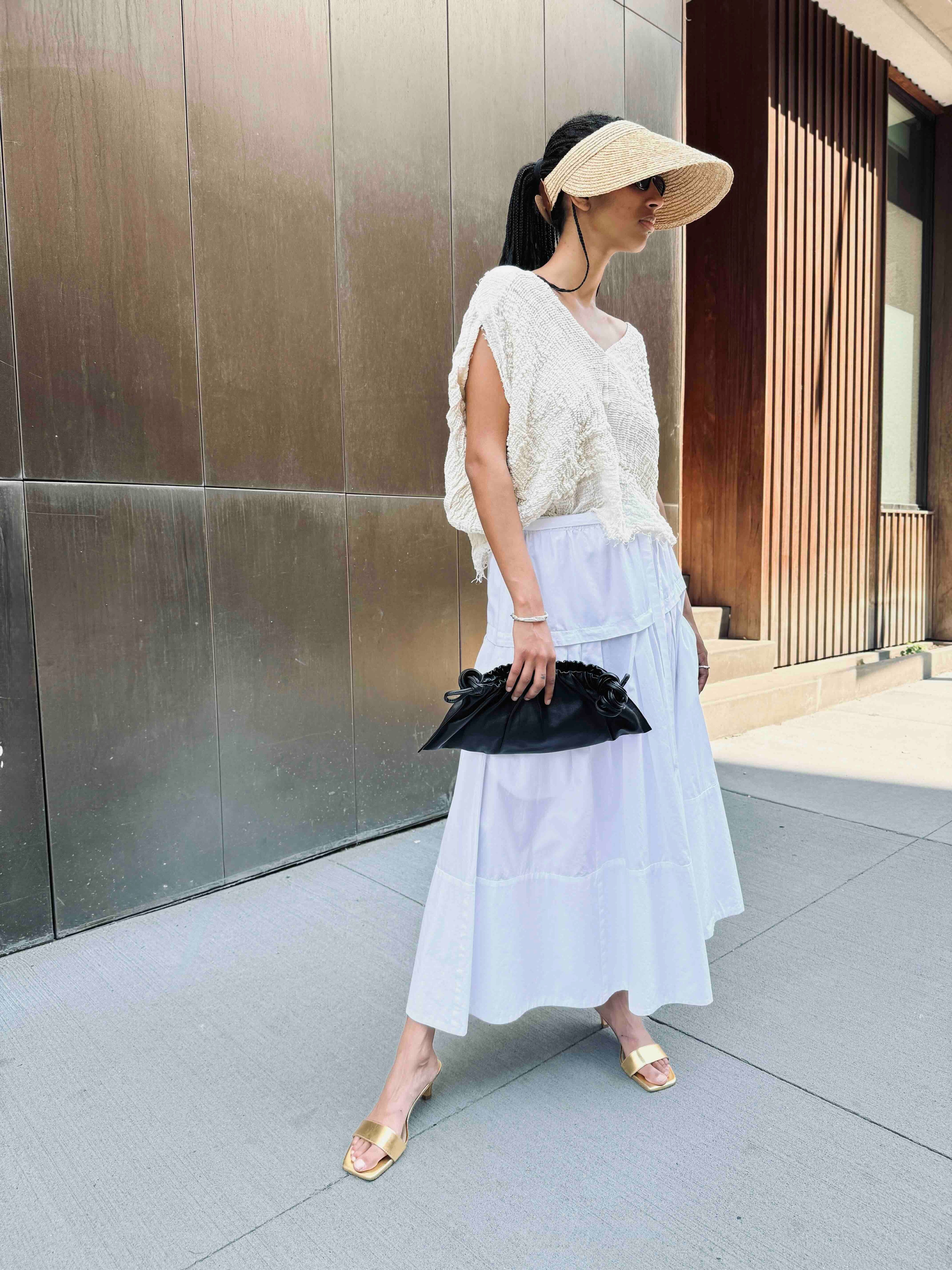 Hannah V neck top