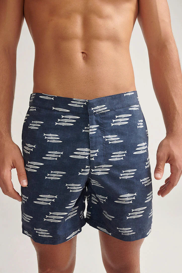 Fish Print Sumersuit by Ilot