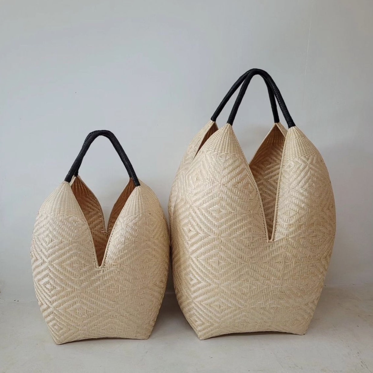 Paja Tetera Tote Basket