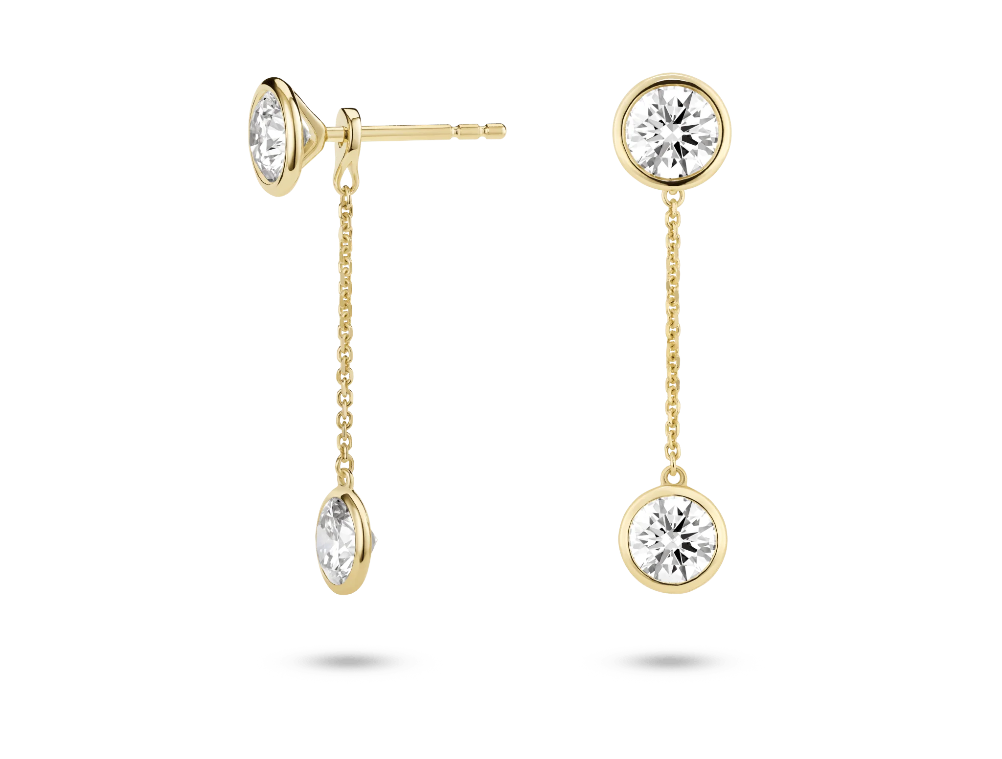 LIGHTBOX Lab-Grown Diamond 1 CT Bezel Enhancer 14K Yellow Gold - Paz Lifestyle 