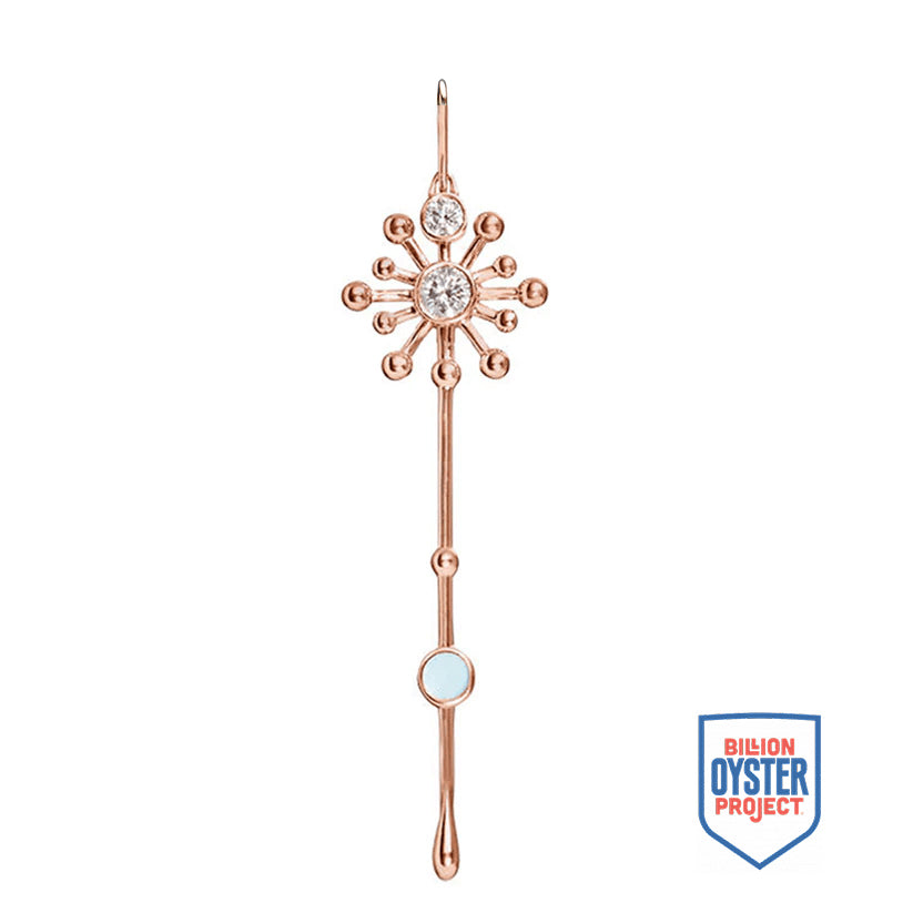 Light Wand Pendant in Rose Gold - Paz Lifestyle 