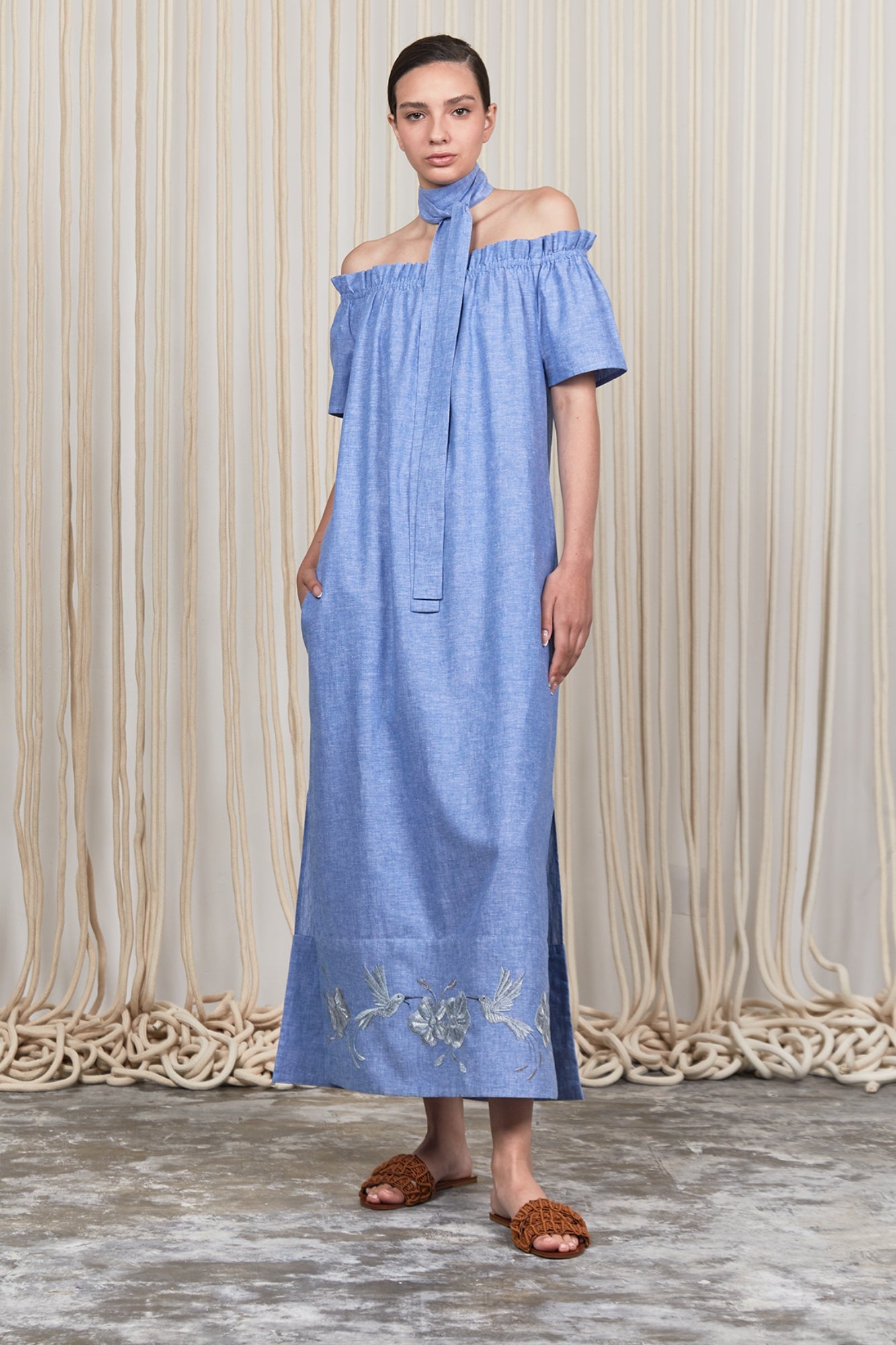 Logan Dress | Sky Blue