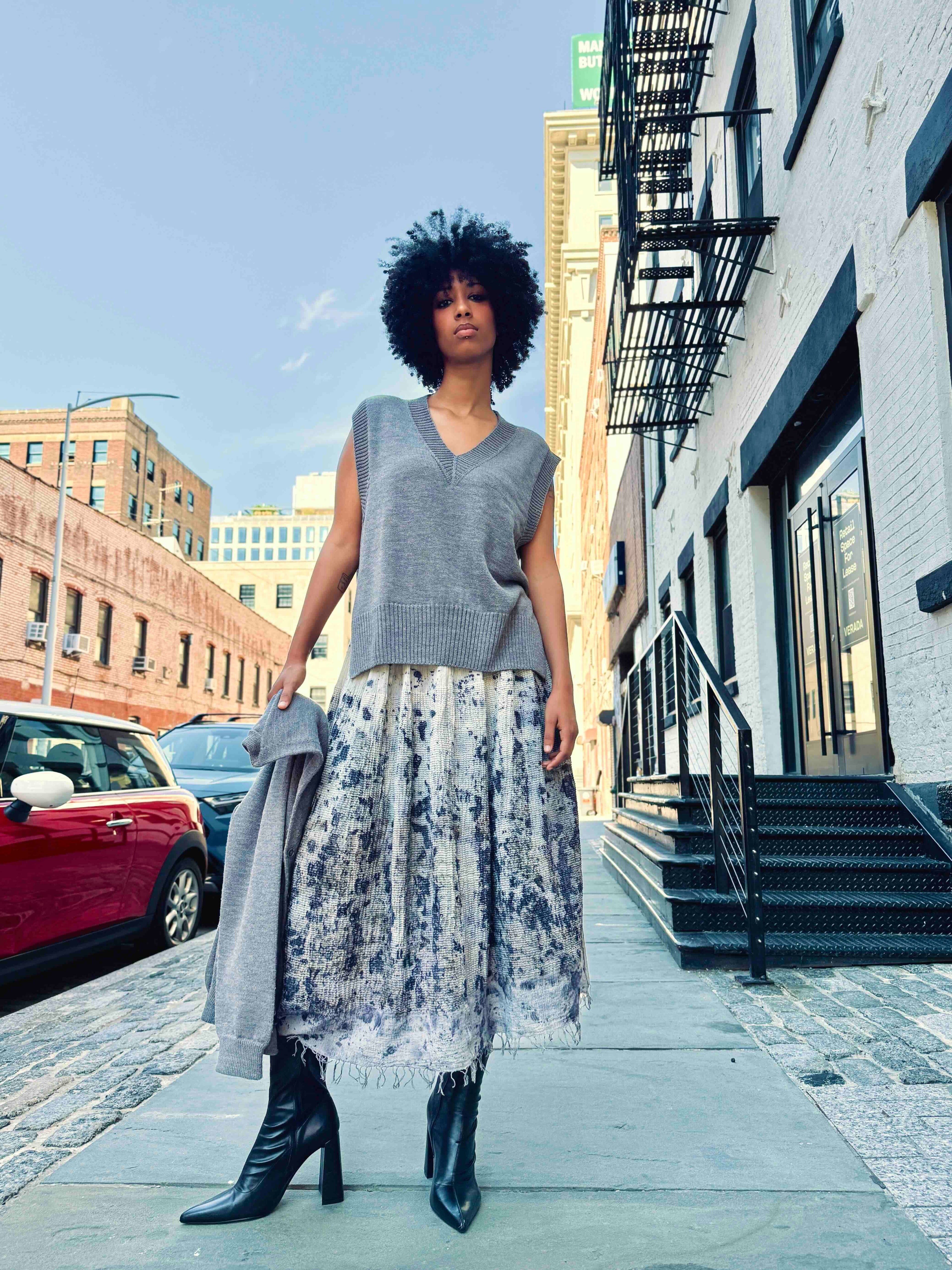 Maaza Botanical printed skirt