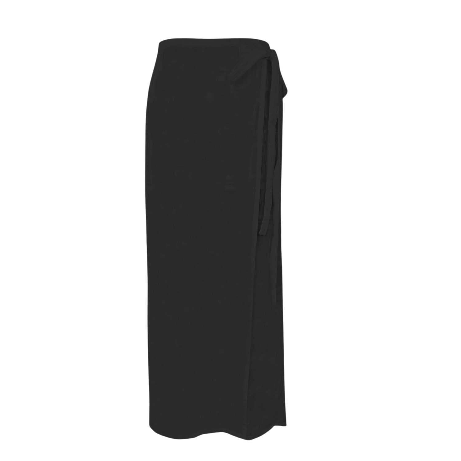 Sarong Wrap Skirt in Black - Paz Lifestyle 