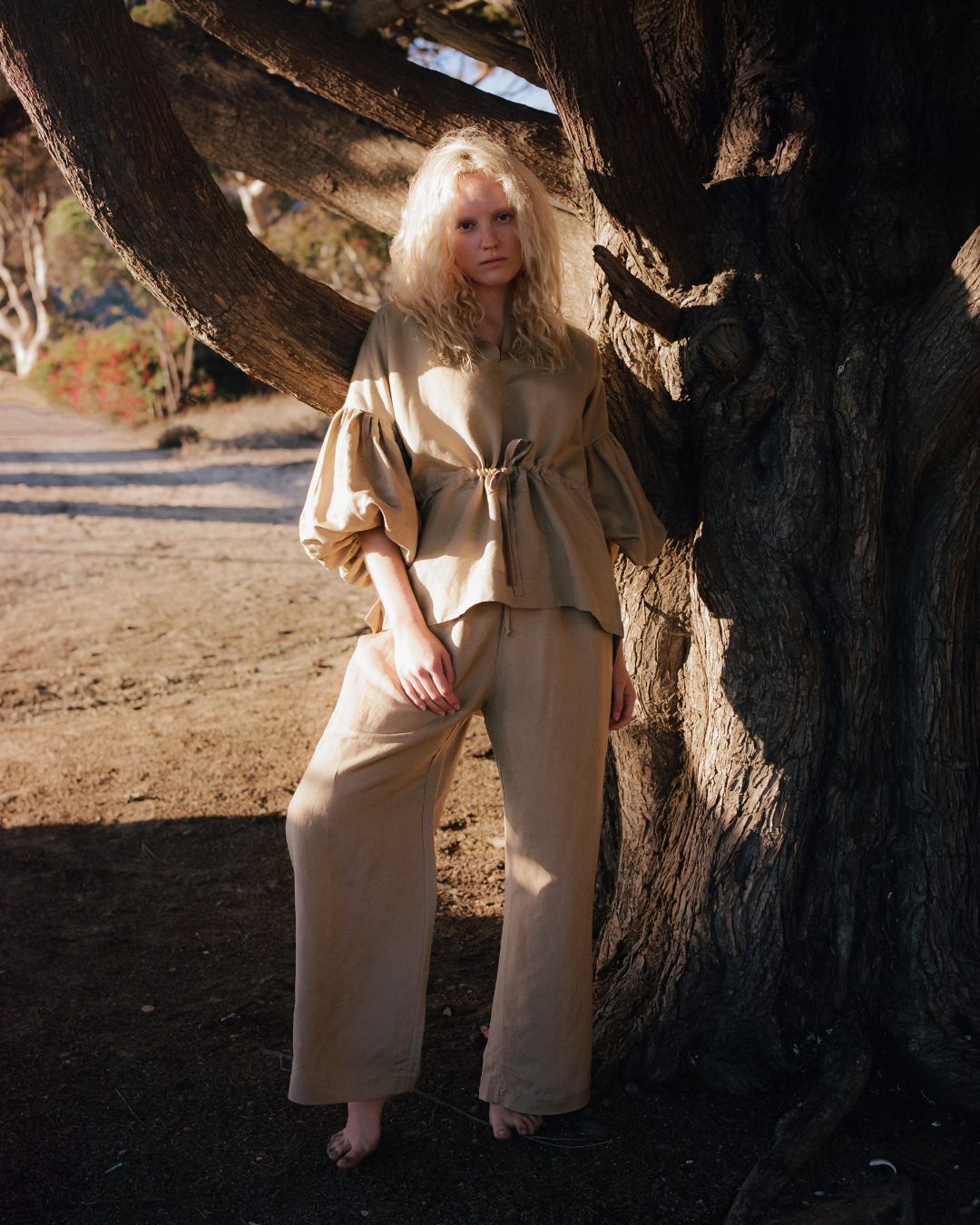 Lounge Top in Camel - Paz Lifestyle 