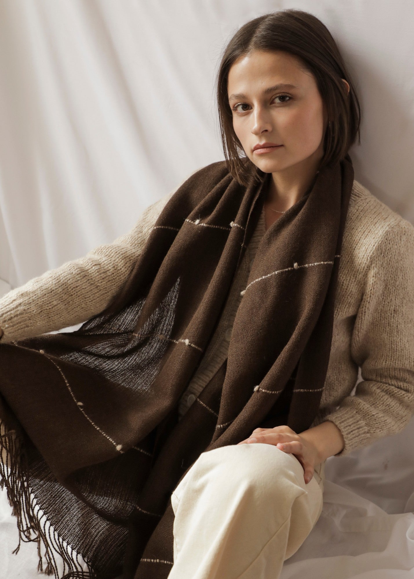 Yatiri Llama Shawl - Paz Lifestyle 