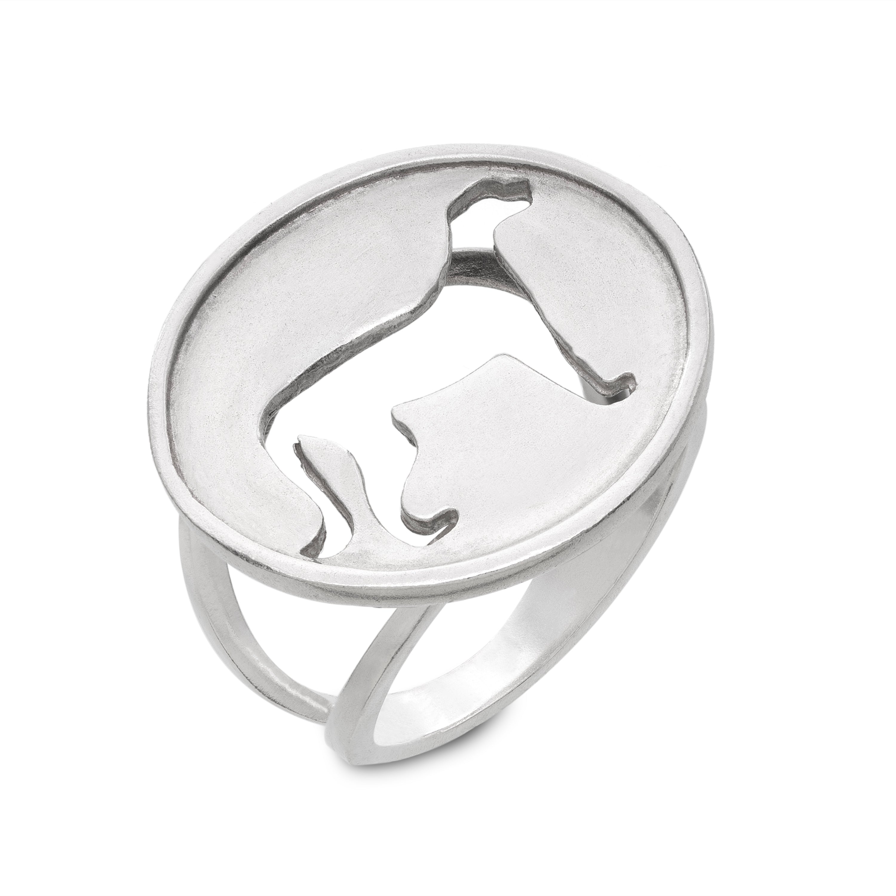 Open Jaguar Coin Ring - Paz Lifestyle 