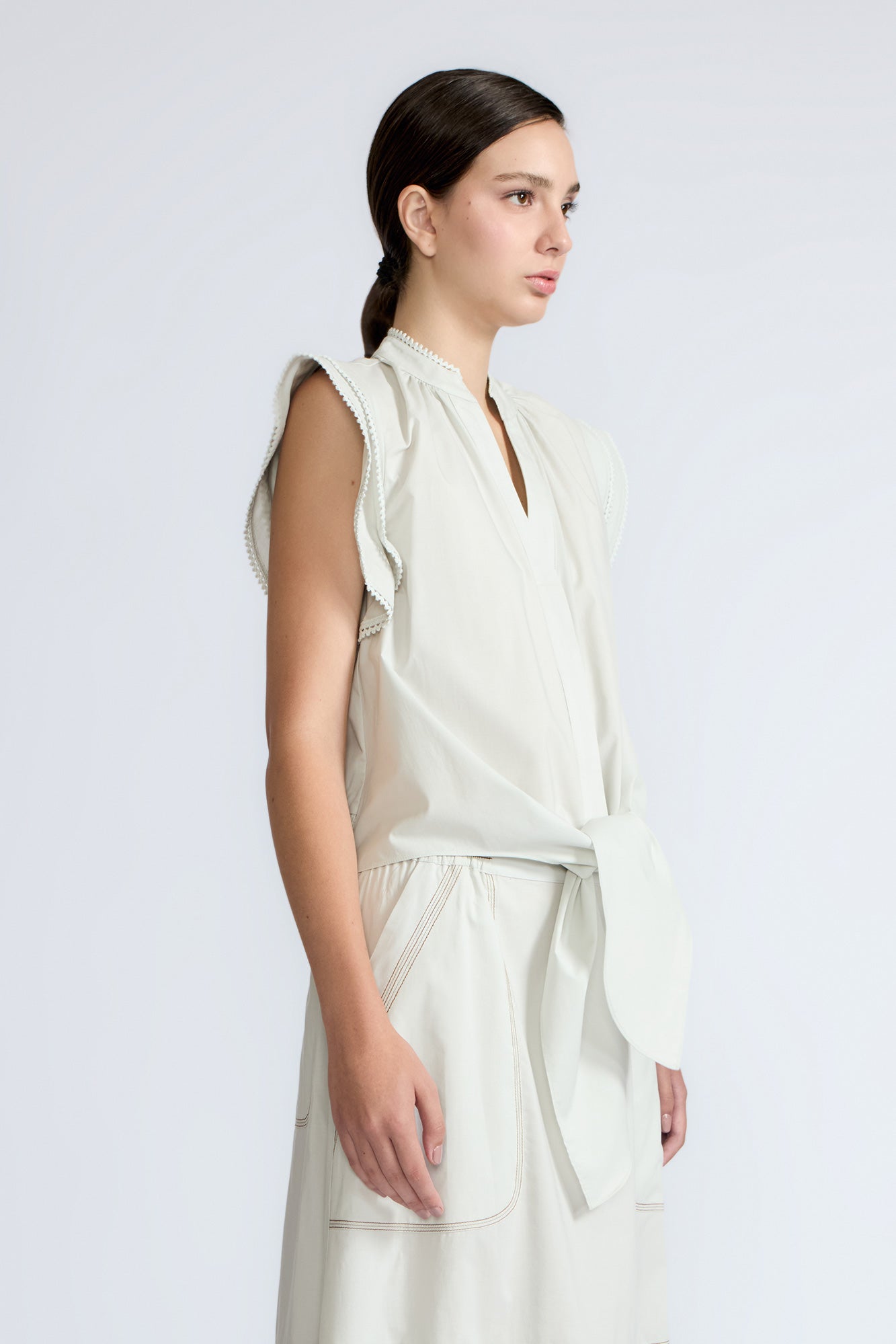 Oriana Blouse | Silver