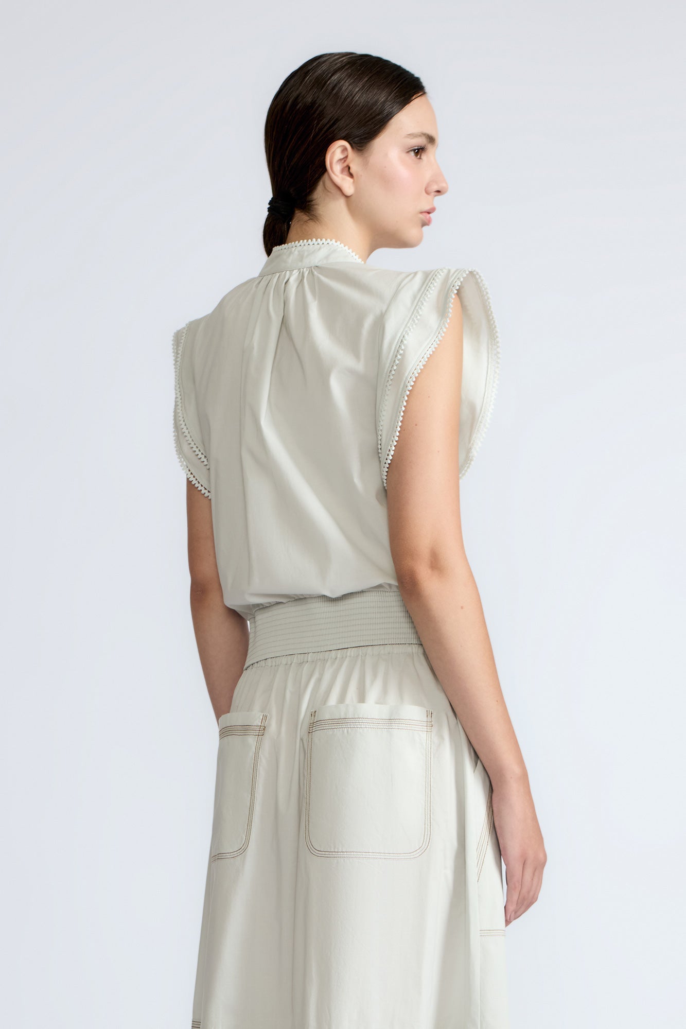 Oriana Blouse | Silver